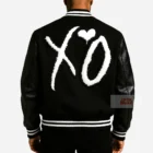 Unisex Classic Weeknd XO Varsity Bomber Jacket