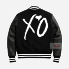 Unisex Classic Weeknd XO Varsity Bomber Jacket